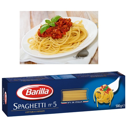 Mỳ Barilla Spaghetti sợi vừa số 5 Hộp 500gr
